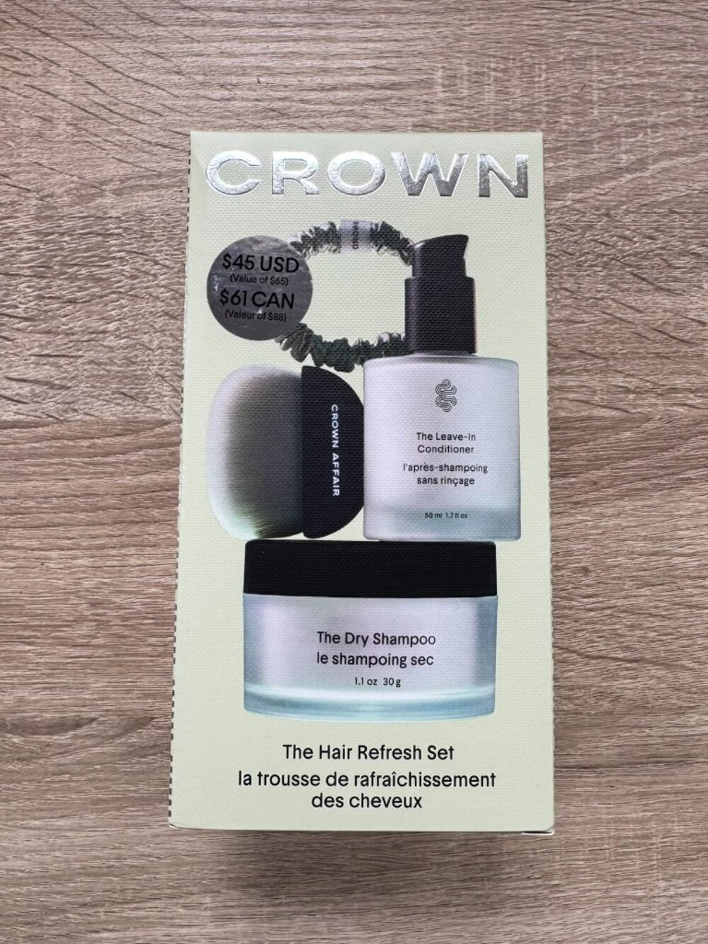 New Crown Affair The Hair Refresh Set Dry Shampoo and Conditioner